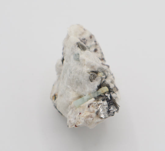 Bi-Colour Beryl with Mica on Feldspar