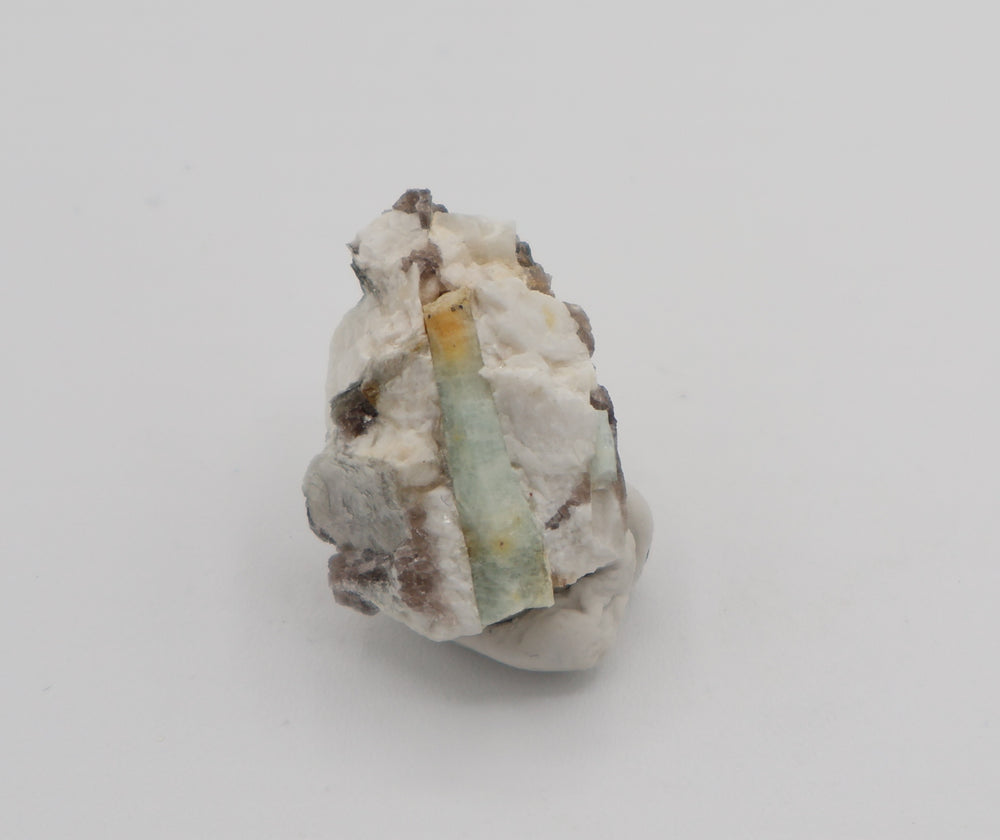 Bi-Colour Beryl with Mica on Feldspar