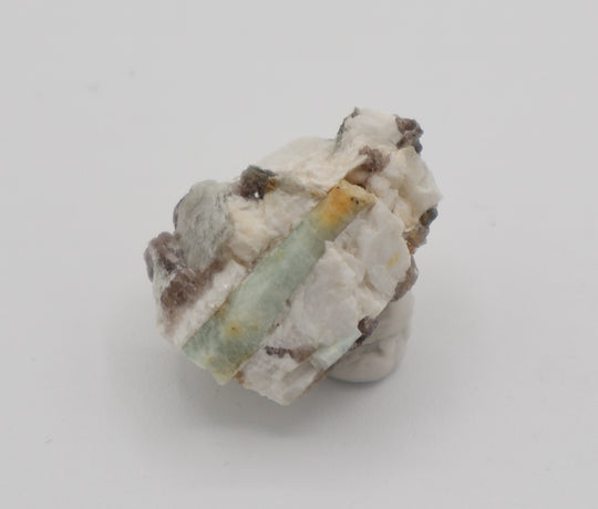 Bi-Colour Beryl with Mica on Feldspar
