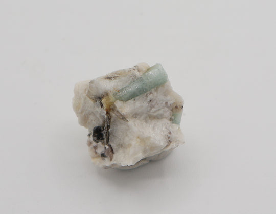 Bi-Colour Beryl with Mica on Feldspar