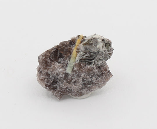 Bi-Colour Beryl with Mica on Smoky Quartz