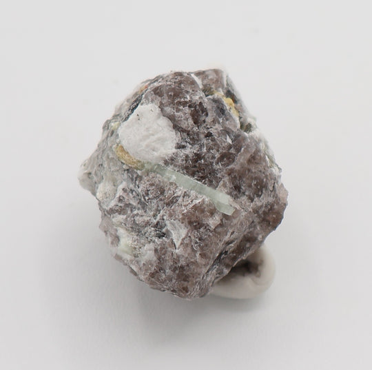 Bi-Colour Beryl with Mica on Smoky Quartz and Feldspar
