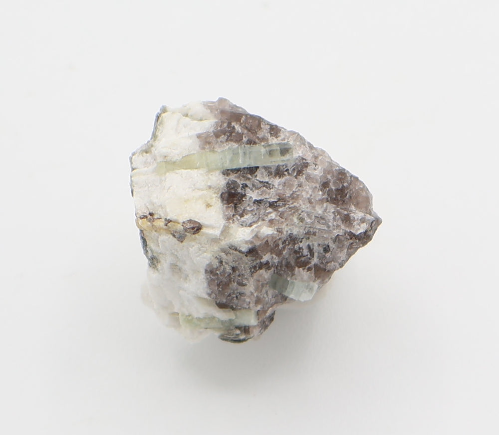 Aquamarine with Heliodor, Apatite, Mica, on Smoky Quartz and Feldspar